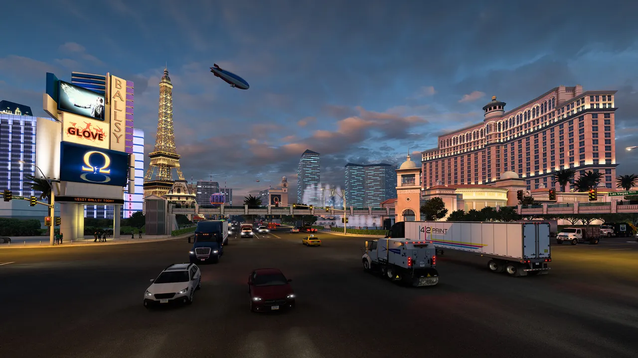 A truck in American Truck Simulator