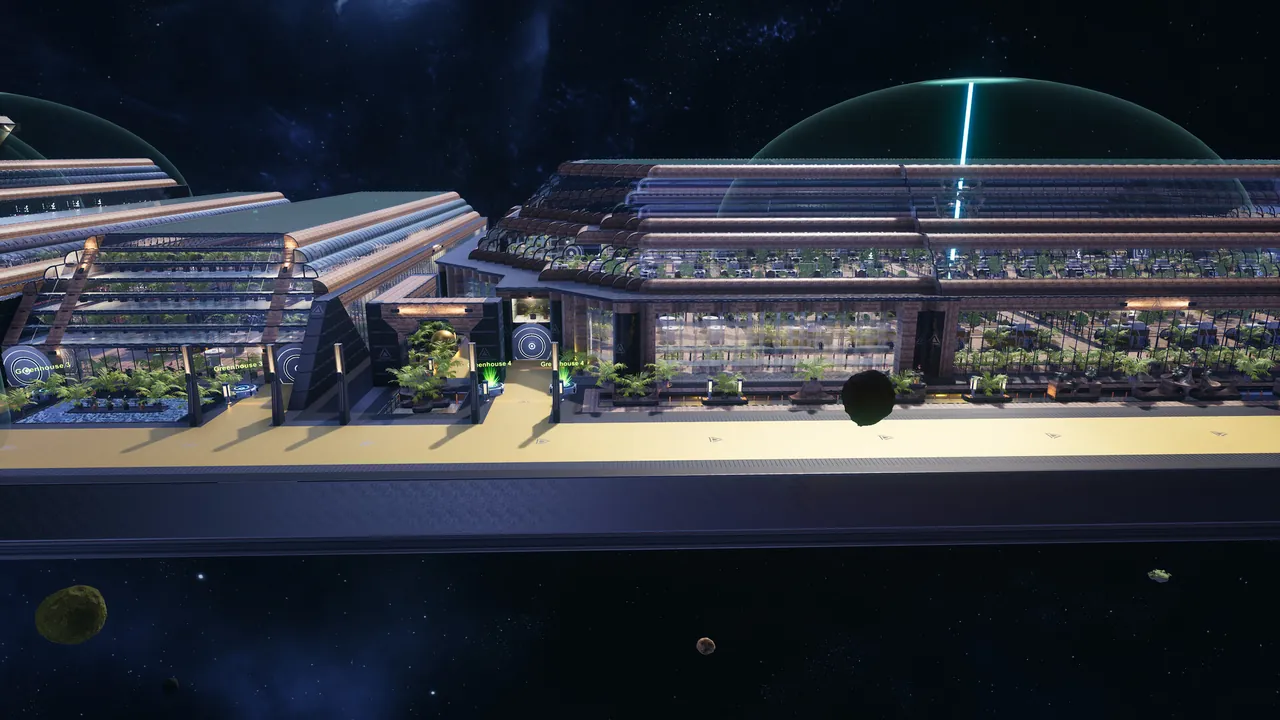 Astro Colony colony on a planet surface