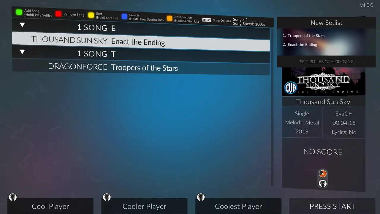 Clone Hero online session in progress
