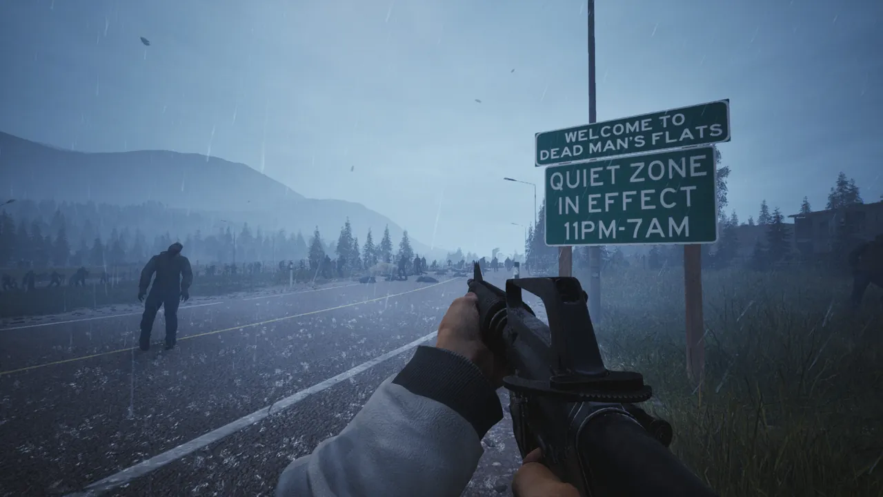 A Dead Matter survivor in the wilderness