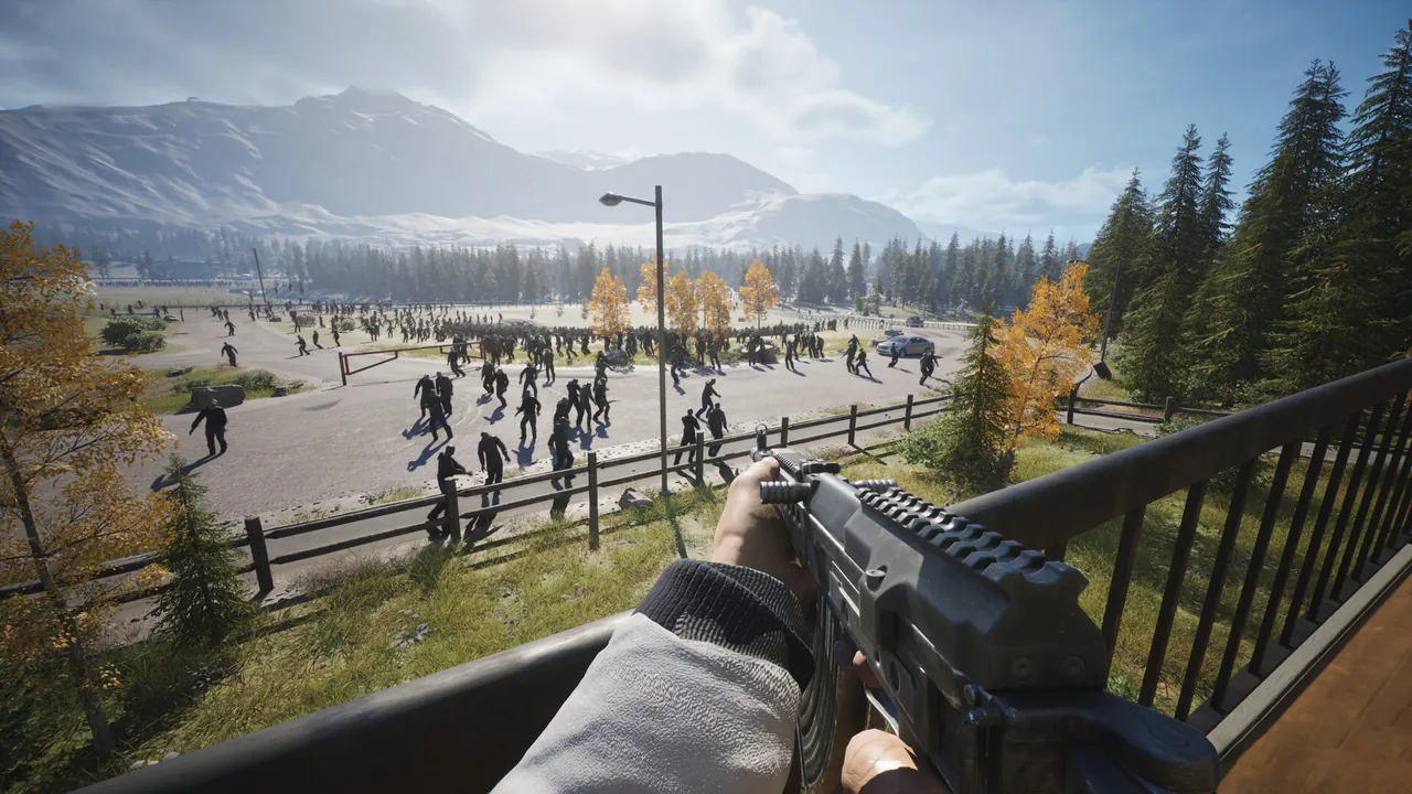 A quiet road through the Dead Matter map