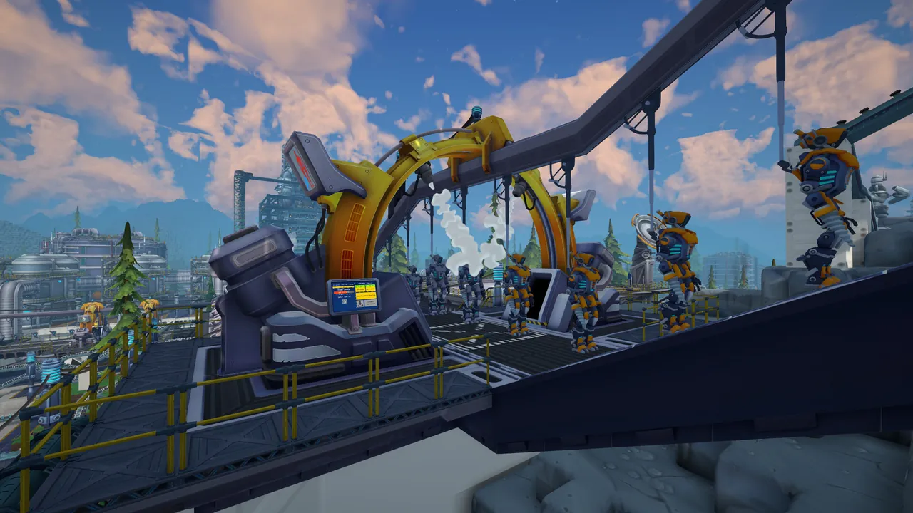 FOUNDRY, a first person factory builder