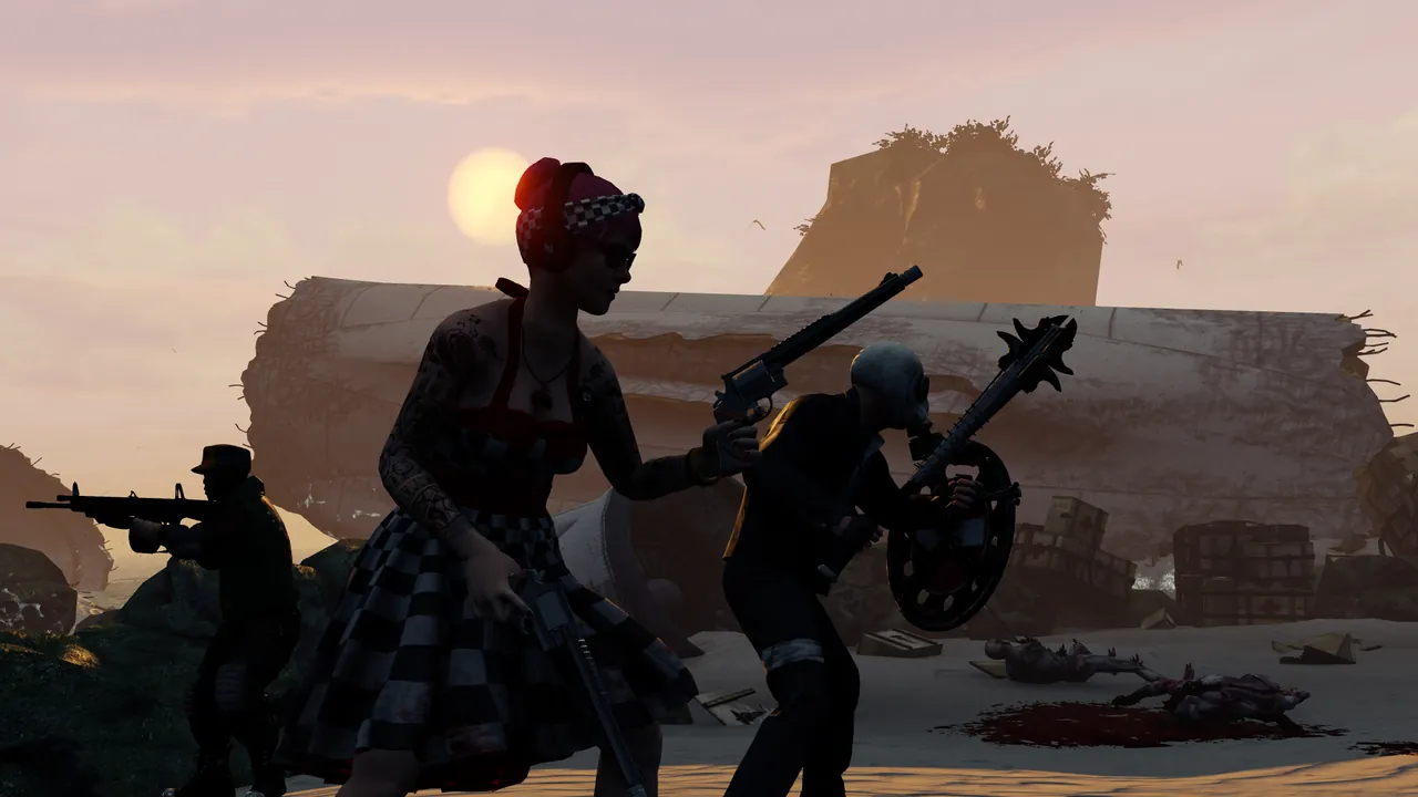 A group of players fighting Zeds in Killing Floor 2
