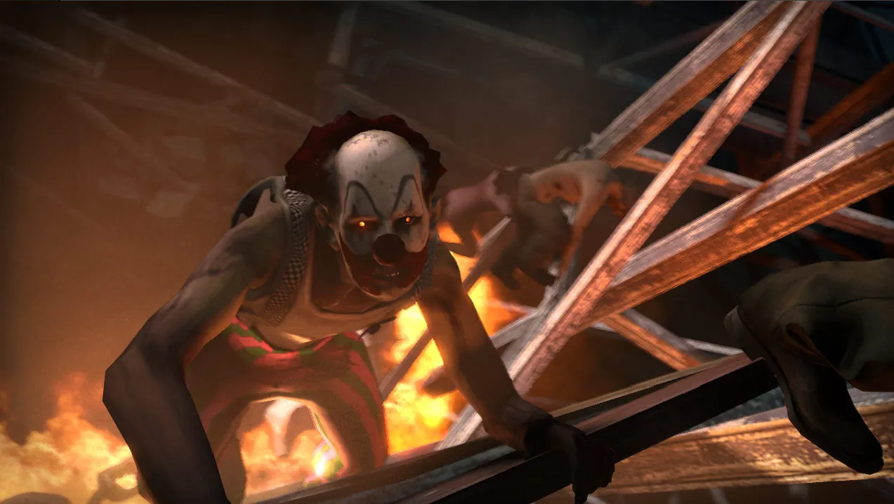 Survivors fighting a horde in a Left 4 Dead 2 campaign on a dedicated server