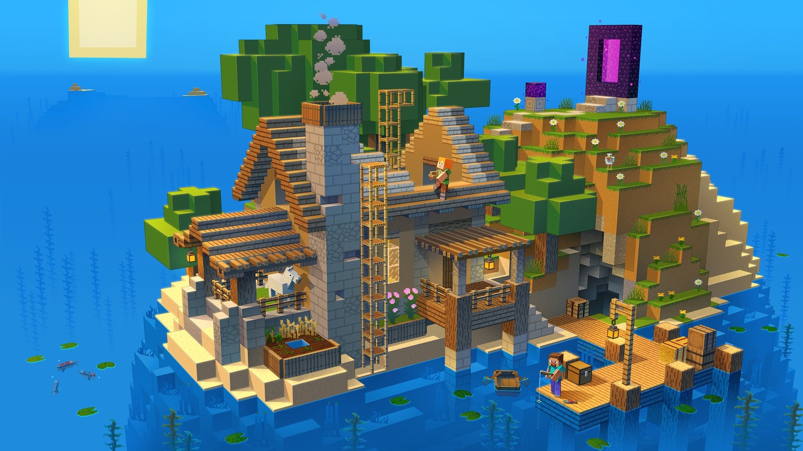 The world of Minecraft: Java Edition