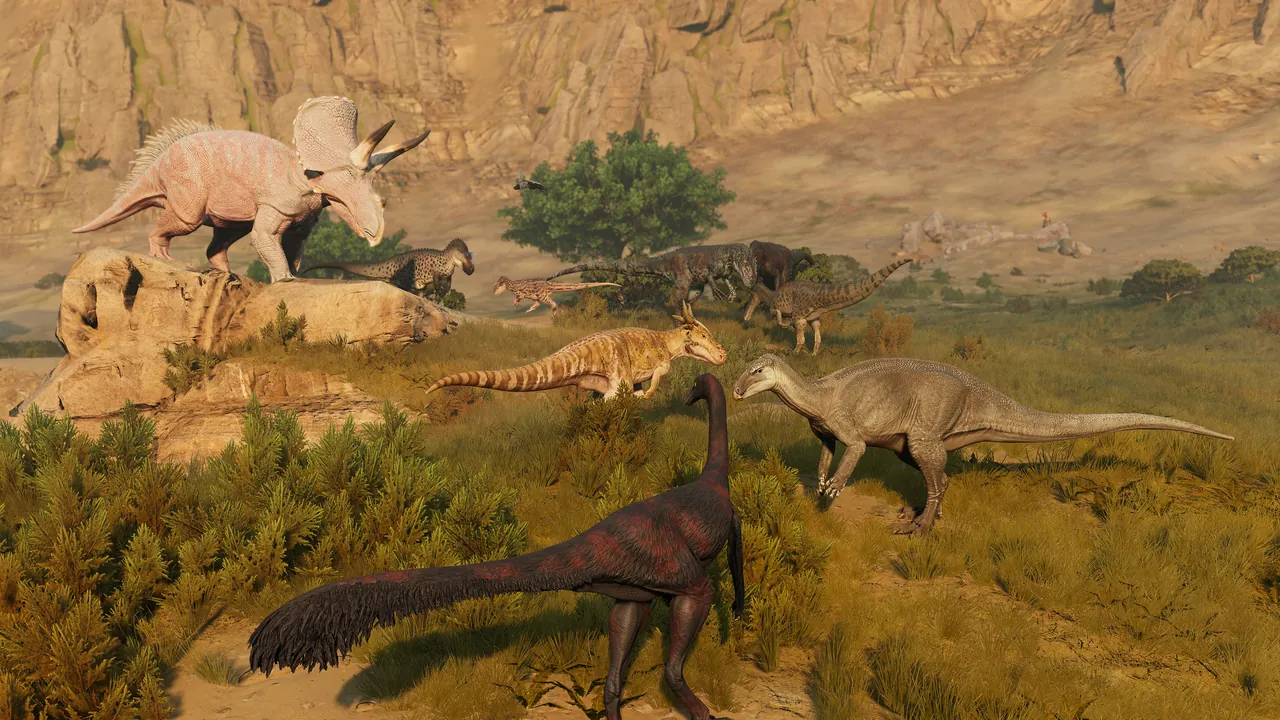 A dinosaur in Path of Titans