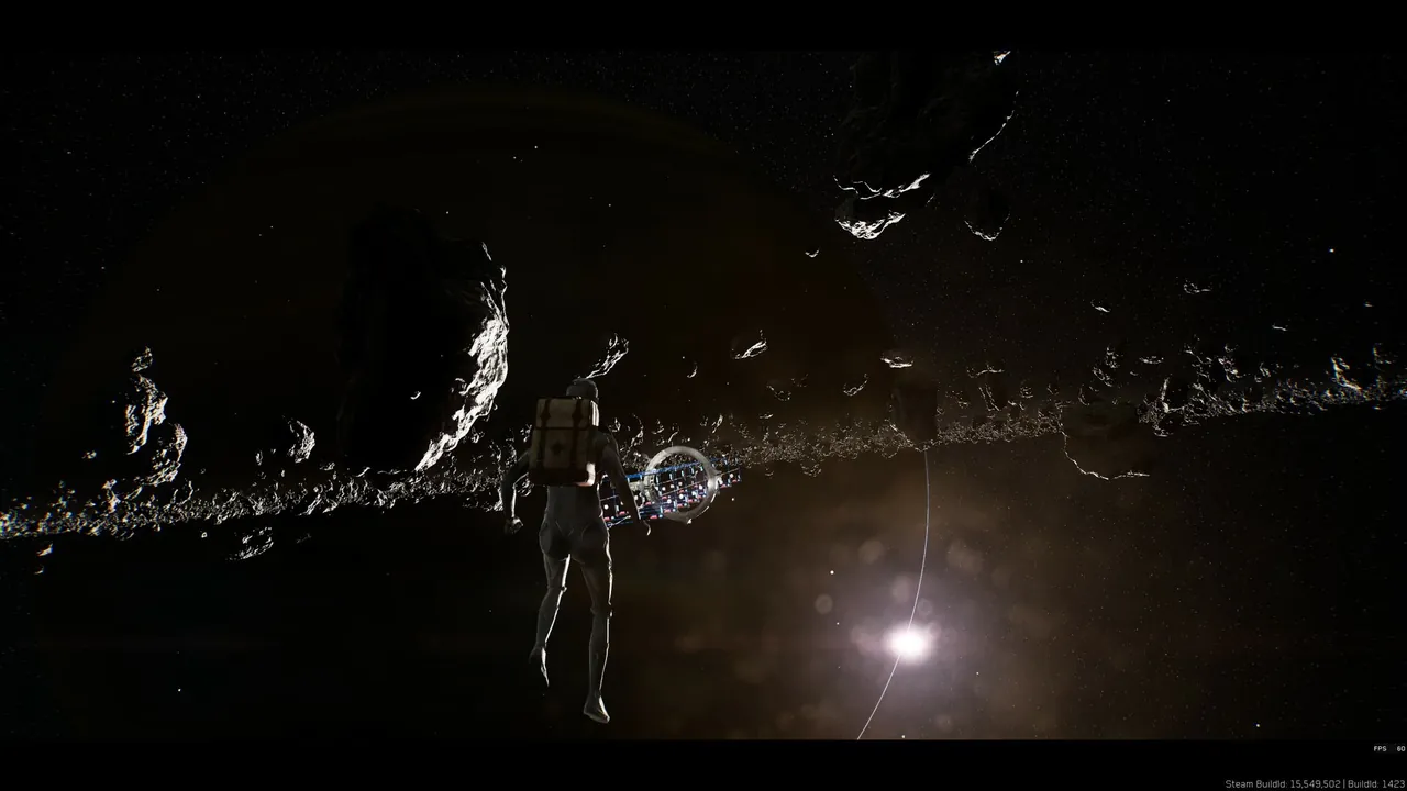 QANGA cyborg on a planet surface