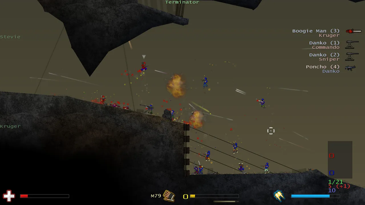 Soldat gameplay screenshot