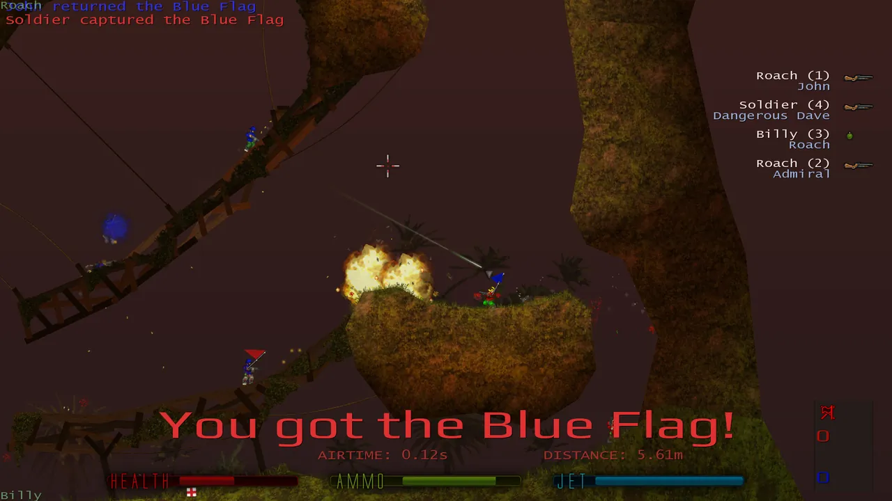 Soldat gameplay screenshot