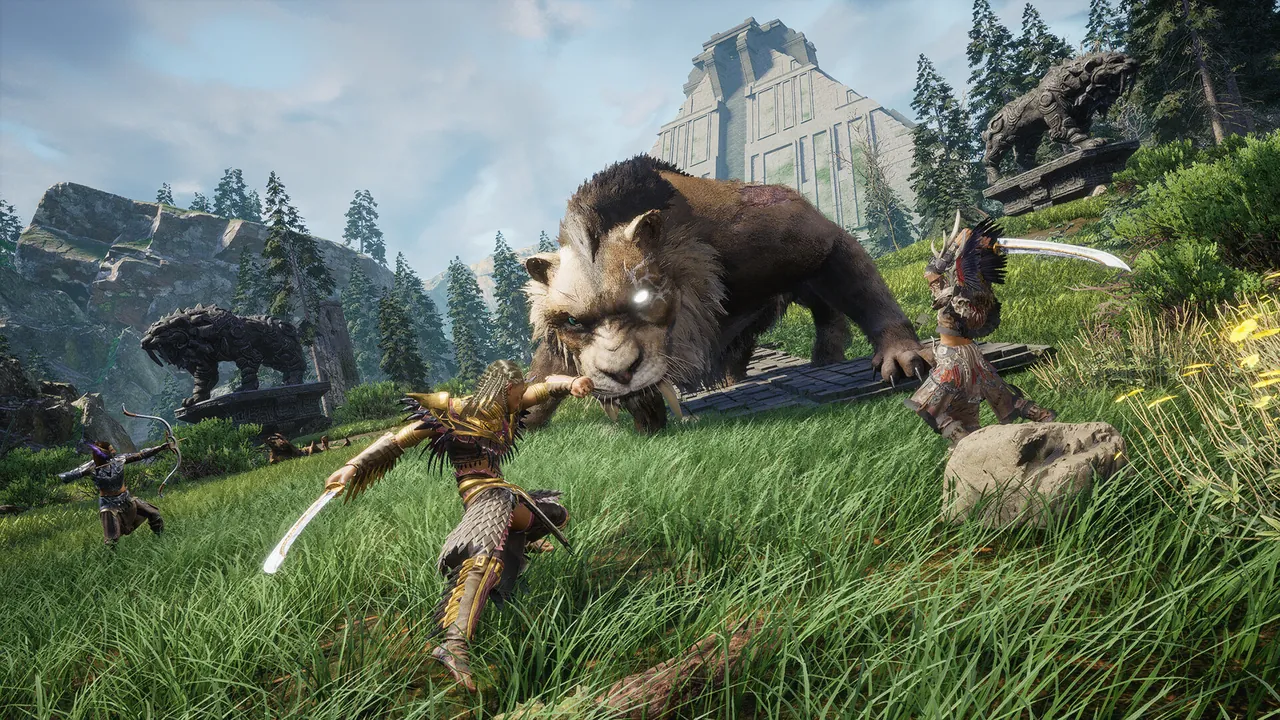 A survival scene from Soulmask