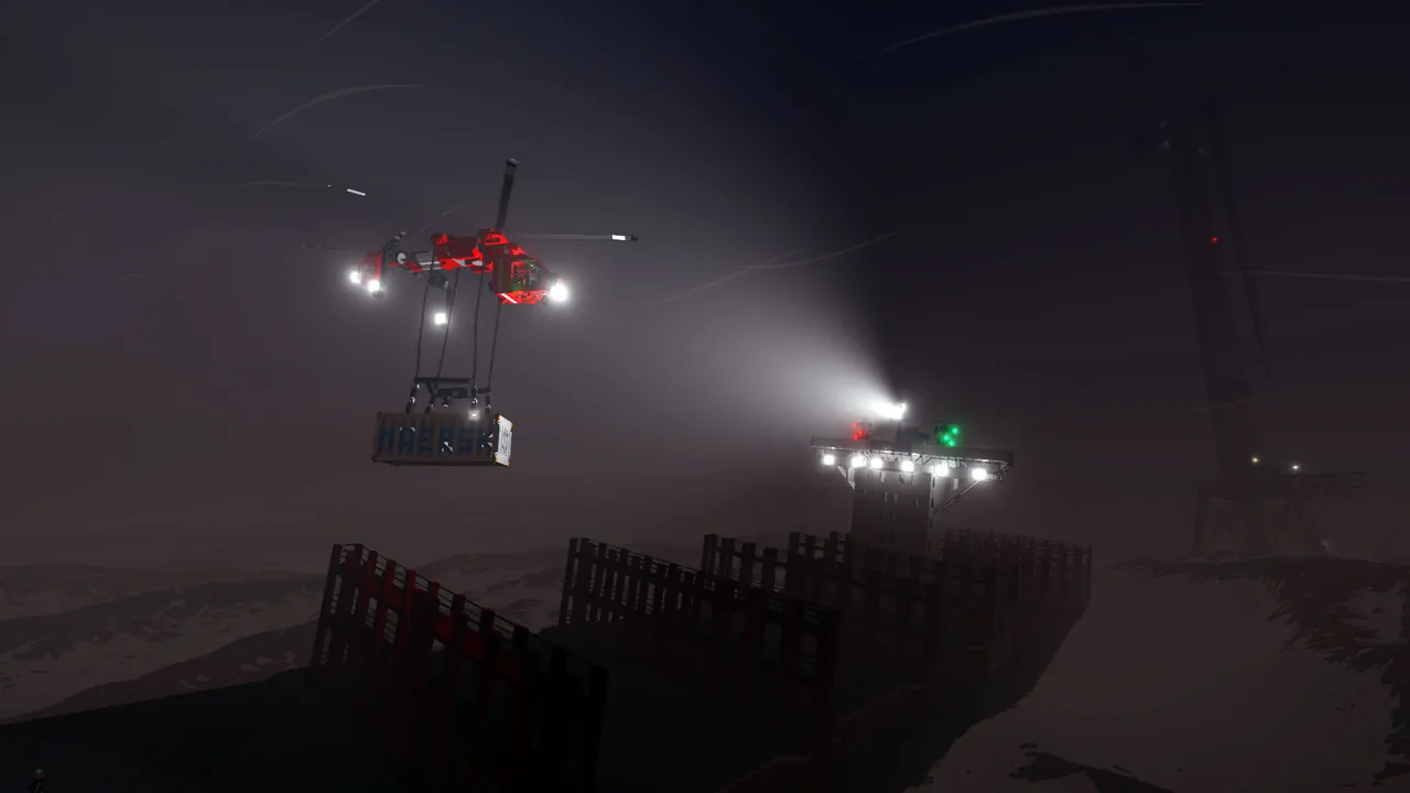 Stormworks ships near an island