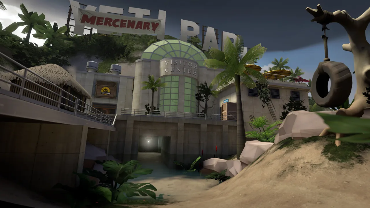 A Team Fortress 2 match, one of the Source games that loads Steam libraries on Linux