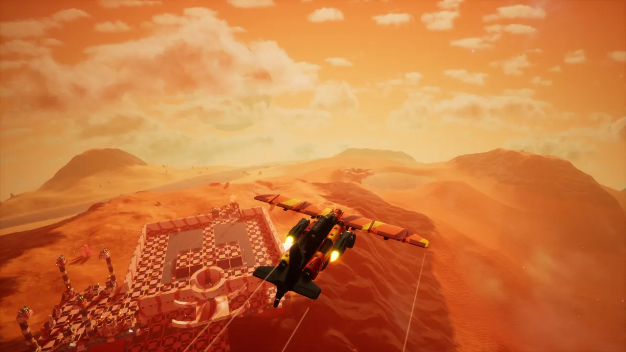 TerraTech Worlds tech driving across a planet