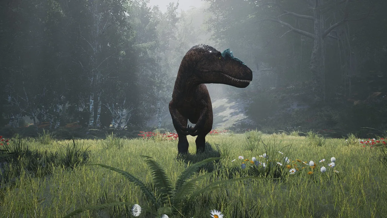 A herd of dinosaurs on The Isle