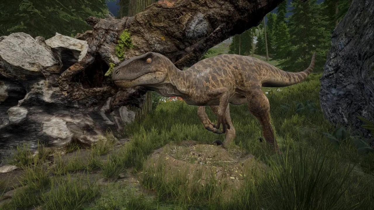 A large carnivore on The Isle at dusk