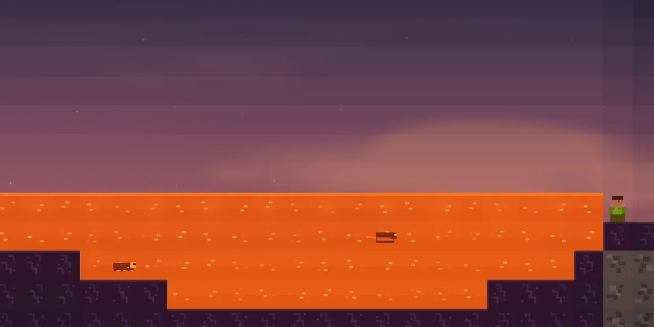 A Tiny Block world with farms and biomes