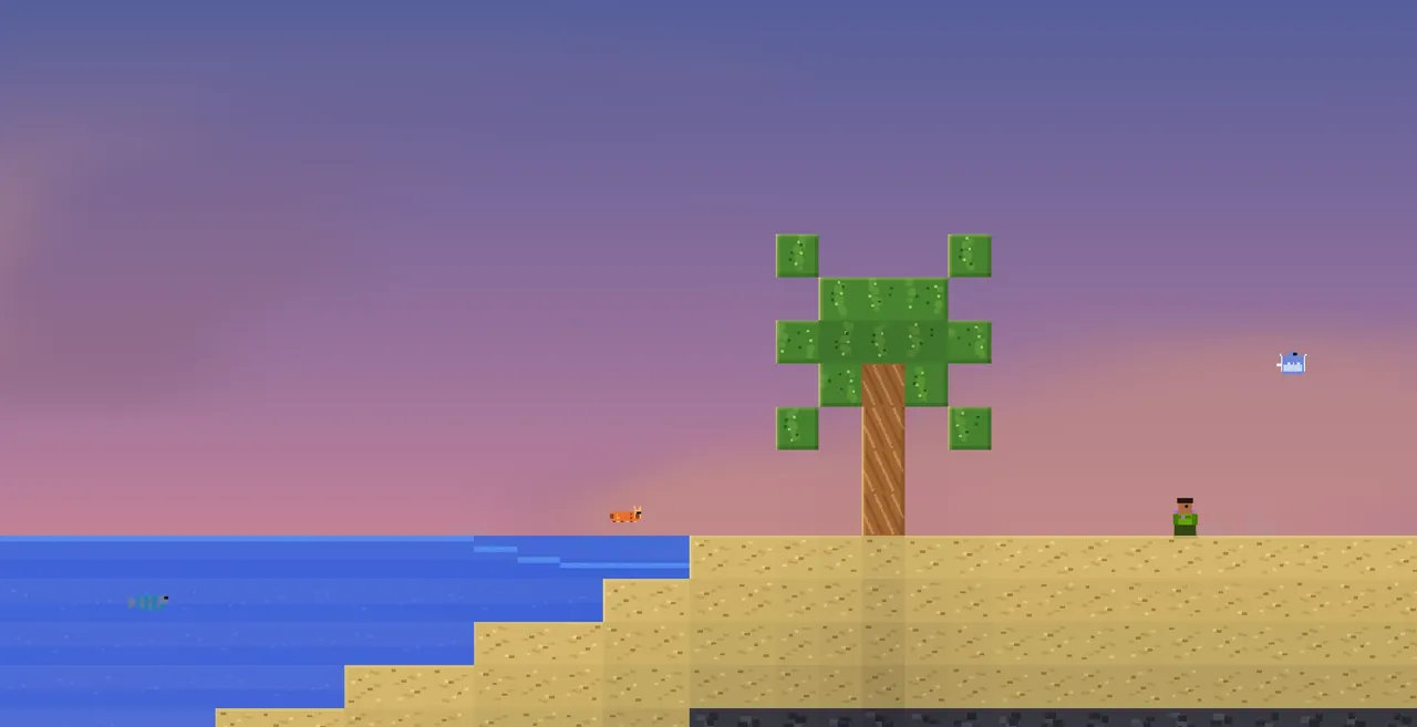 Tiny Block world in the sky