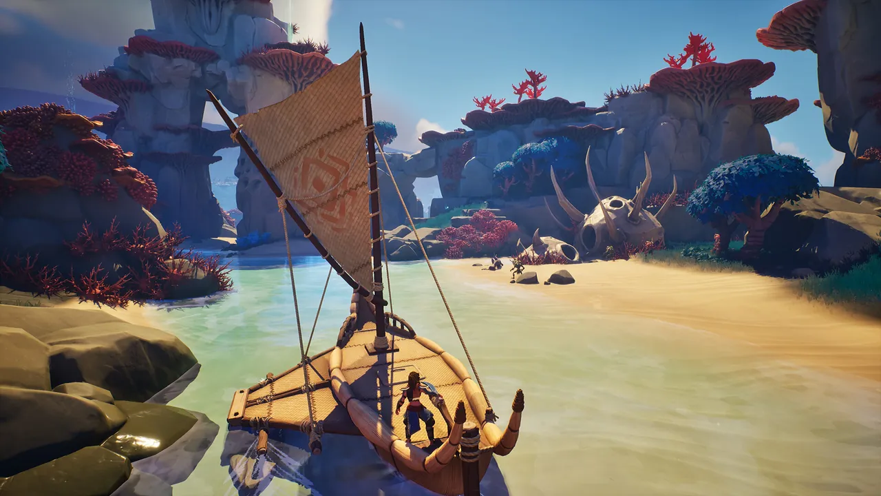 Sailing between islands in Voyagers of Nera