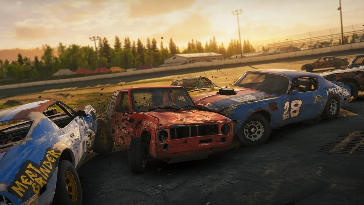 Wreckfest 2, a demolition racing game