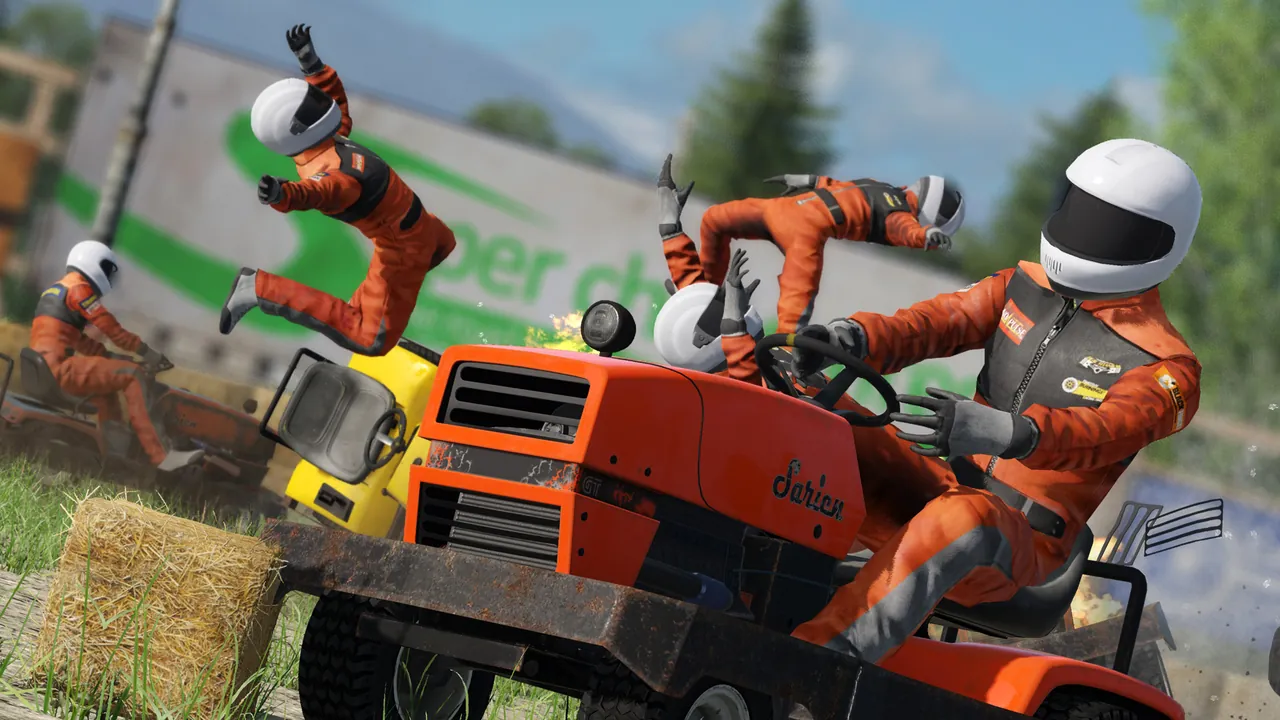 Wreckfest, a demolition racing game