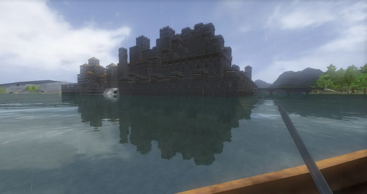 Wurm Unlimited Adventure map with a village