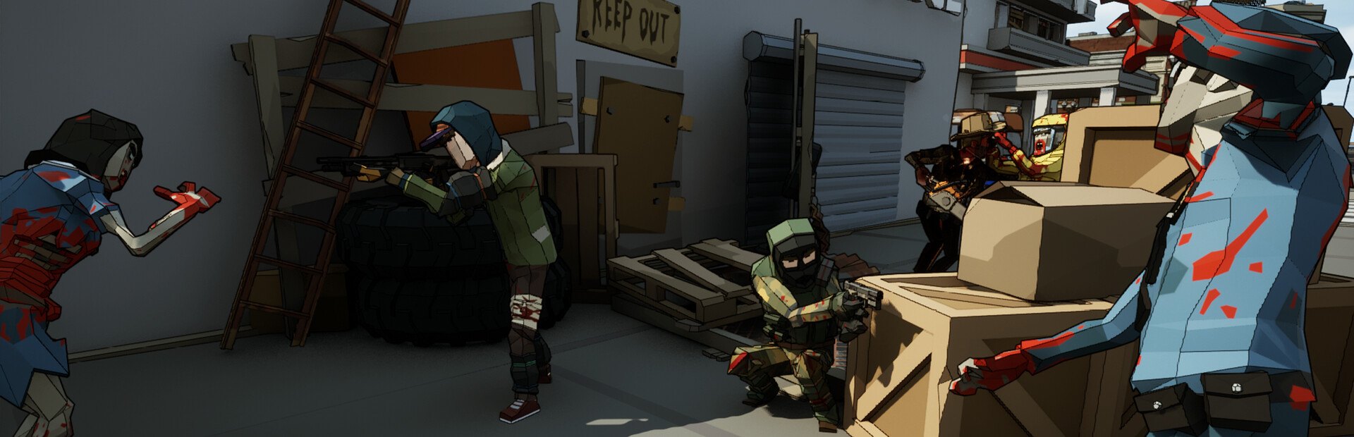 Key art for Zombie Survival Game Online